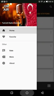 Turkish Radio Stations android App screenshot 4